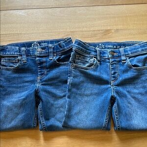 Primary Blue Straight Leg Jeans Classic Denim